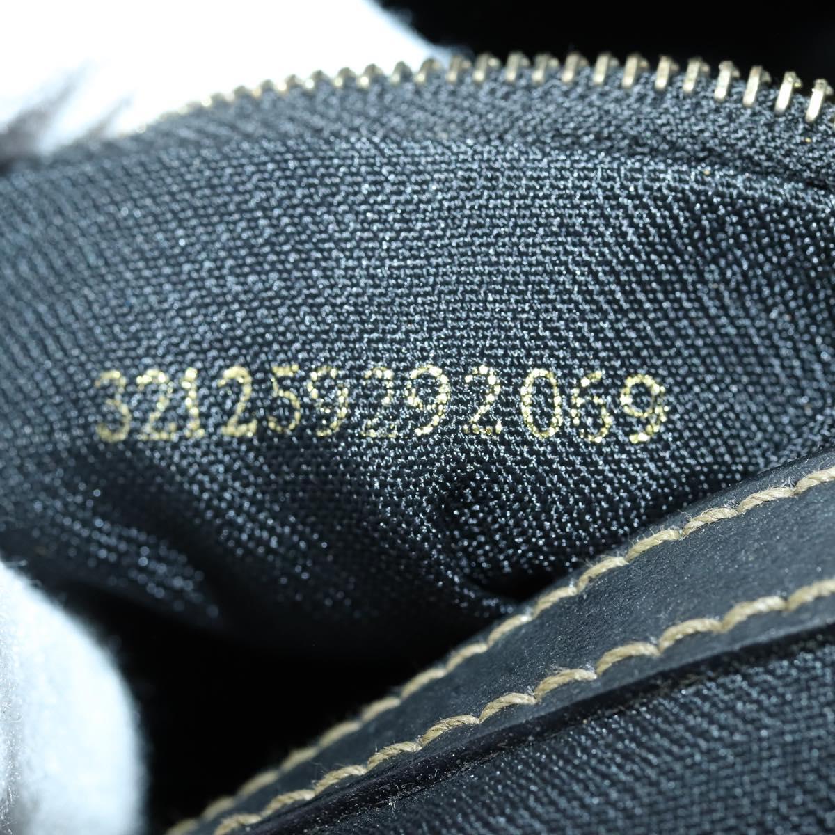 FENDI Pecan Canvas Backpack PVC Brown Black gold Auth 151065