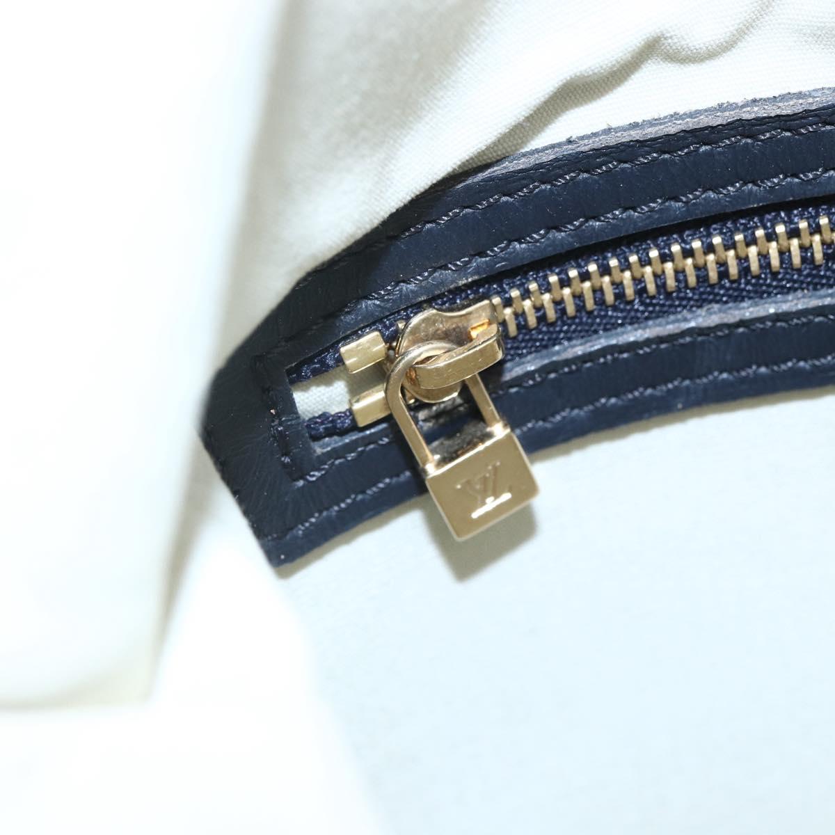 LOUIS VUITTON Monogram Mini Françoise Tote Bag 2way Blue M92208 LV Auth 151081