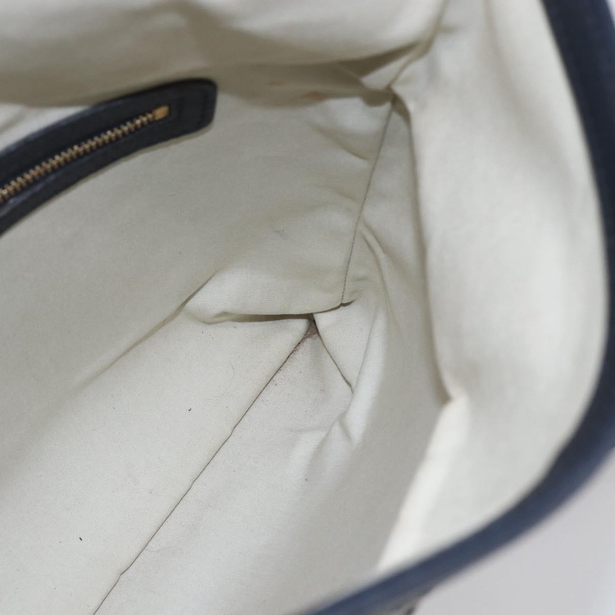 LOUIS VUITTON Monogram Mini Françoise Tote Bag 2way Blue M92208 LV Auth 151081