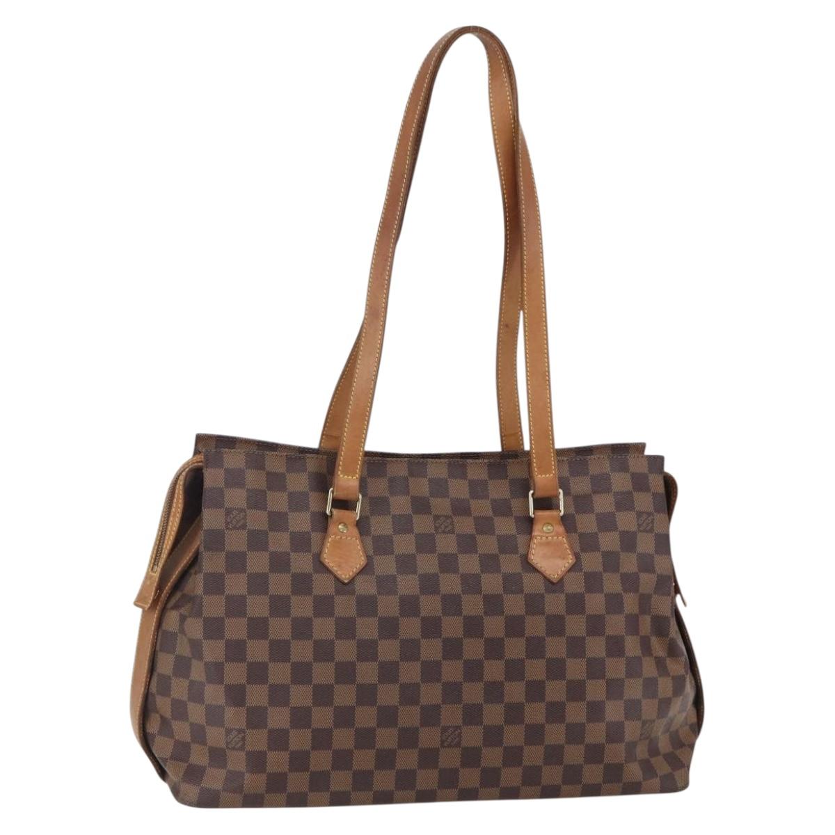 LOUIS VUITTON Damier Ebene Colombine Bag 100th anniversary N99037 LV Auth 151083