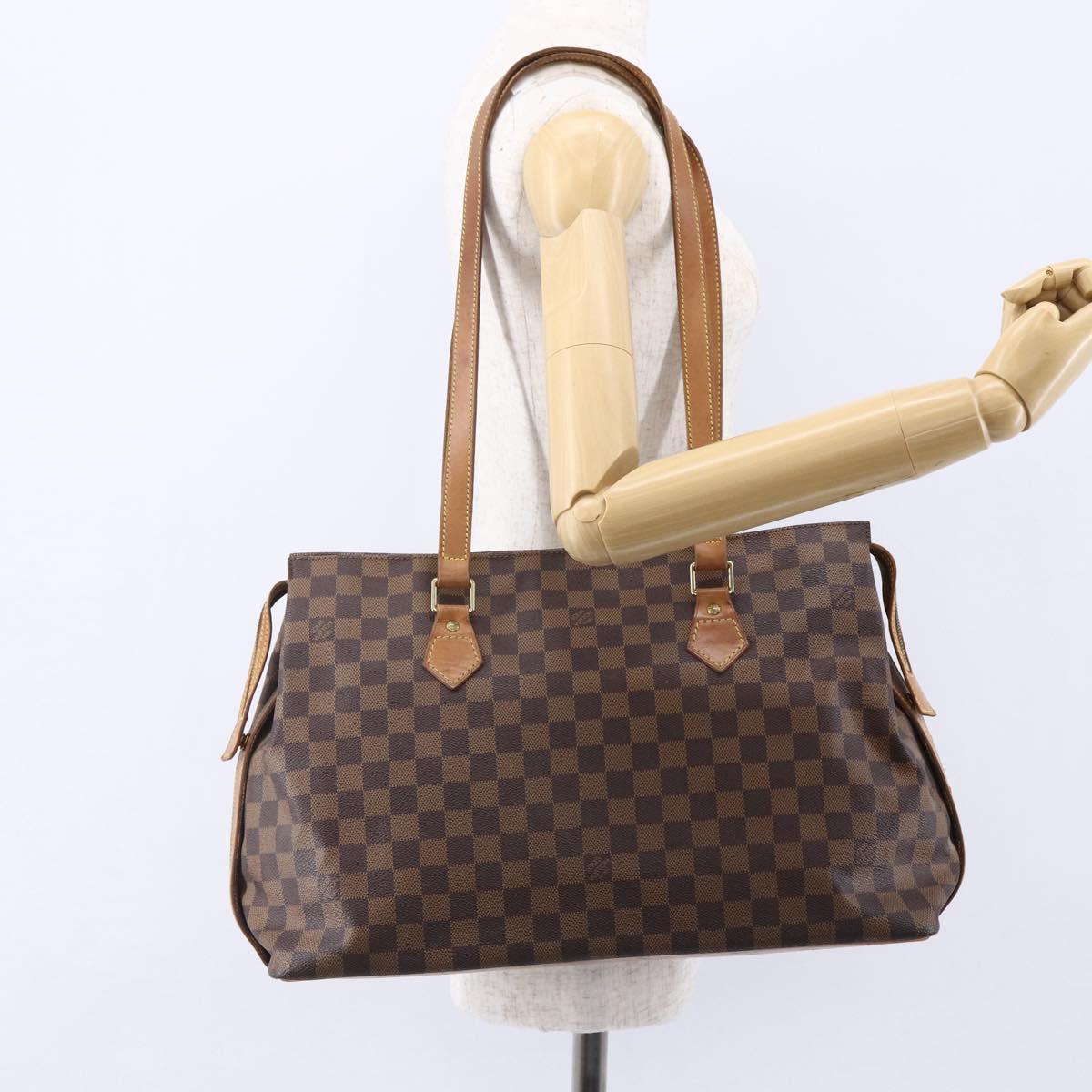 LOUIS VUITTON Damier Ebene Colombine Bag 100th anniversary N99037 LV Auth 151083