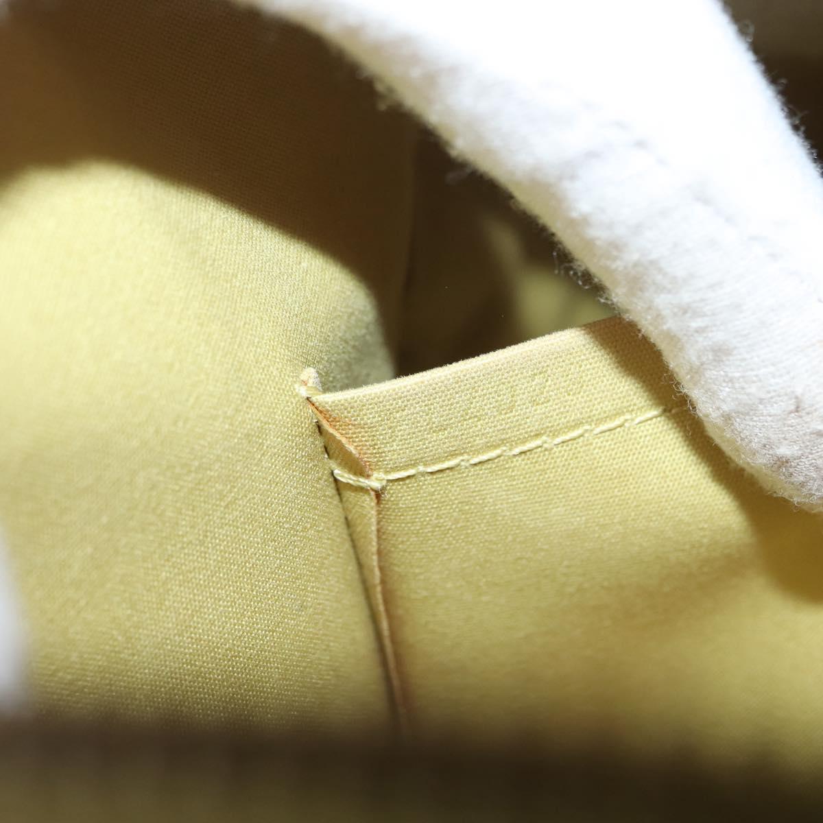 LOUIS VUITTON Monogram Vernis Alma PM Bag Veil Amplession M91615 Auth 151085