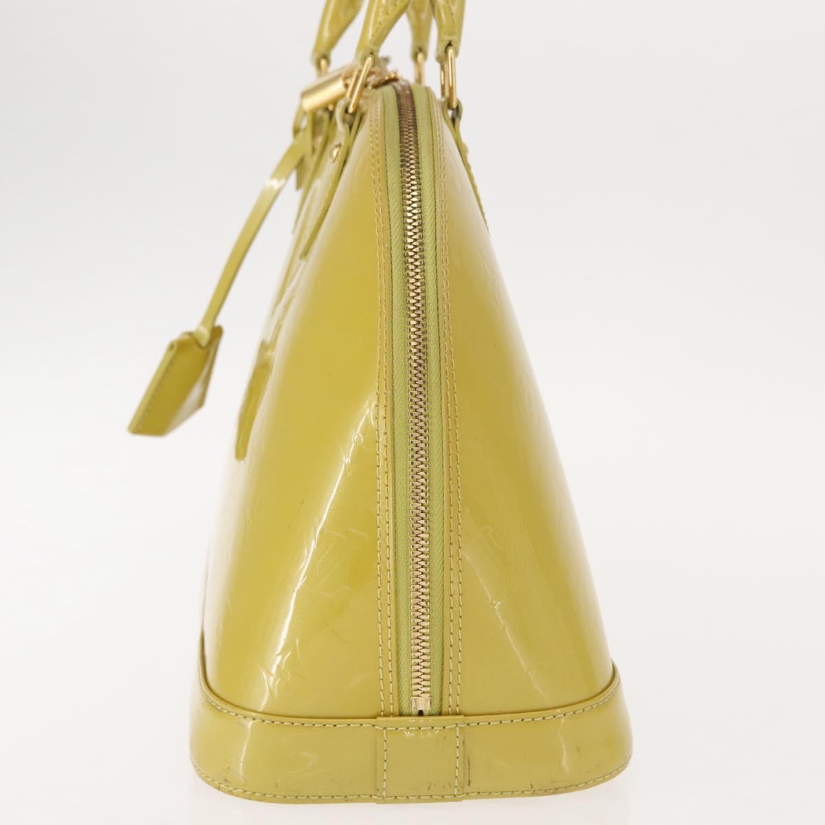 LOUIS VUITTON Monogram Vernis Alma PM Bag Veil Amplession M91615 Auth 151085