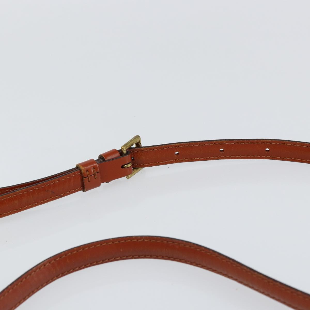 LOUIS VUITTON Epi Danube Shoulder Bag Brown M51694 LV Auth 151088