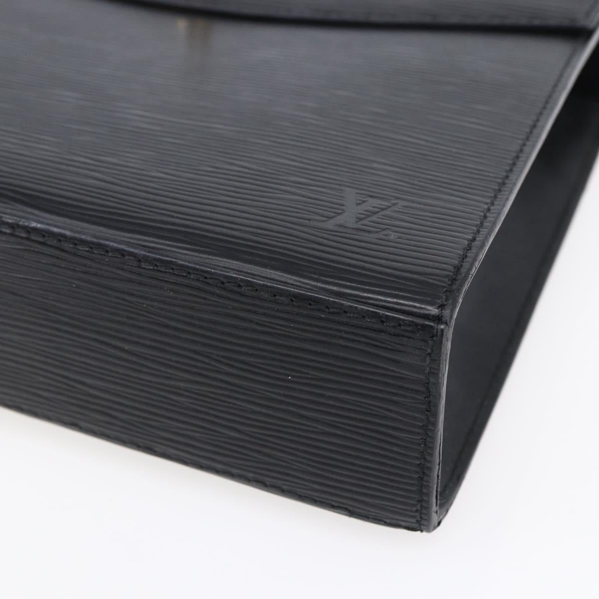 LOUIS VUITTON Epi Malesherbes Hand Bag Black M52372 LV Auth 151089