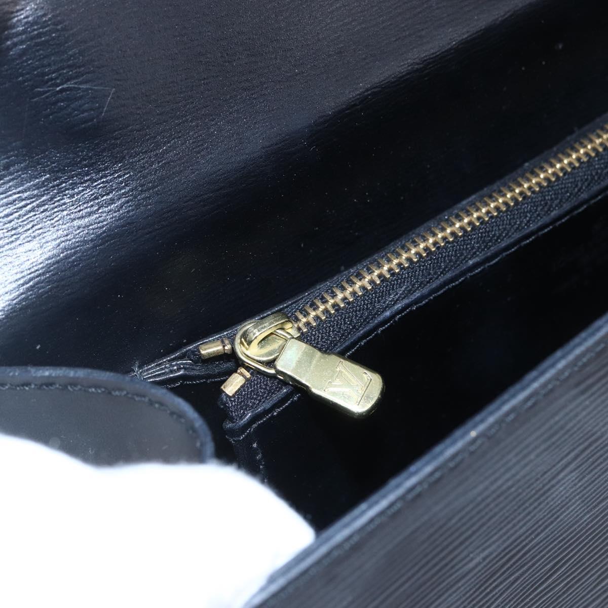 LOUIS VUITTON Epi Malesherbes Hand Bag Black M52372 LV Auth 151089