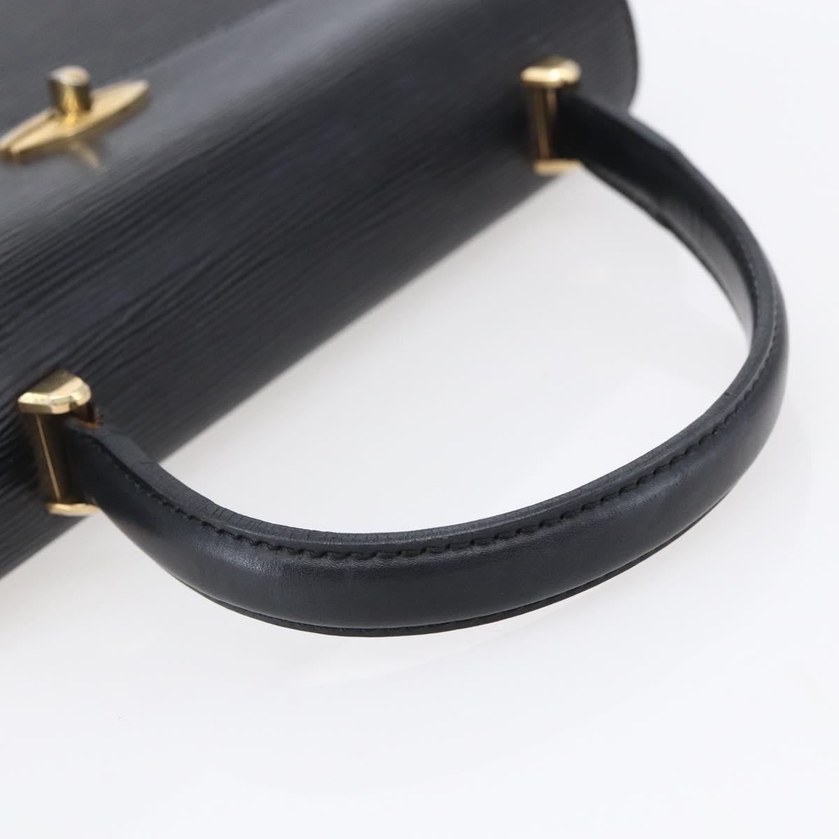 LOUIS VUITTON Epi Malesherbes Hand Bag Black M52372 LV Auth 151089