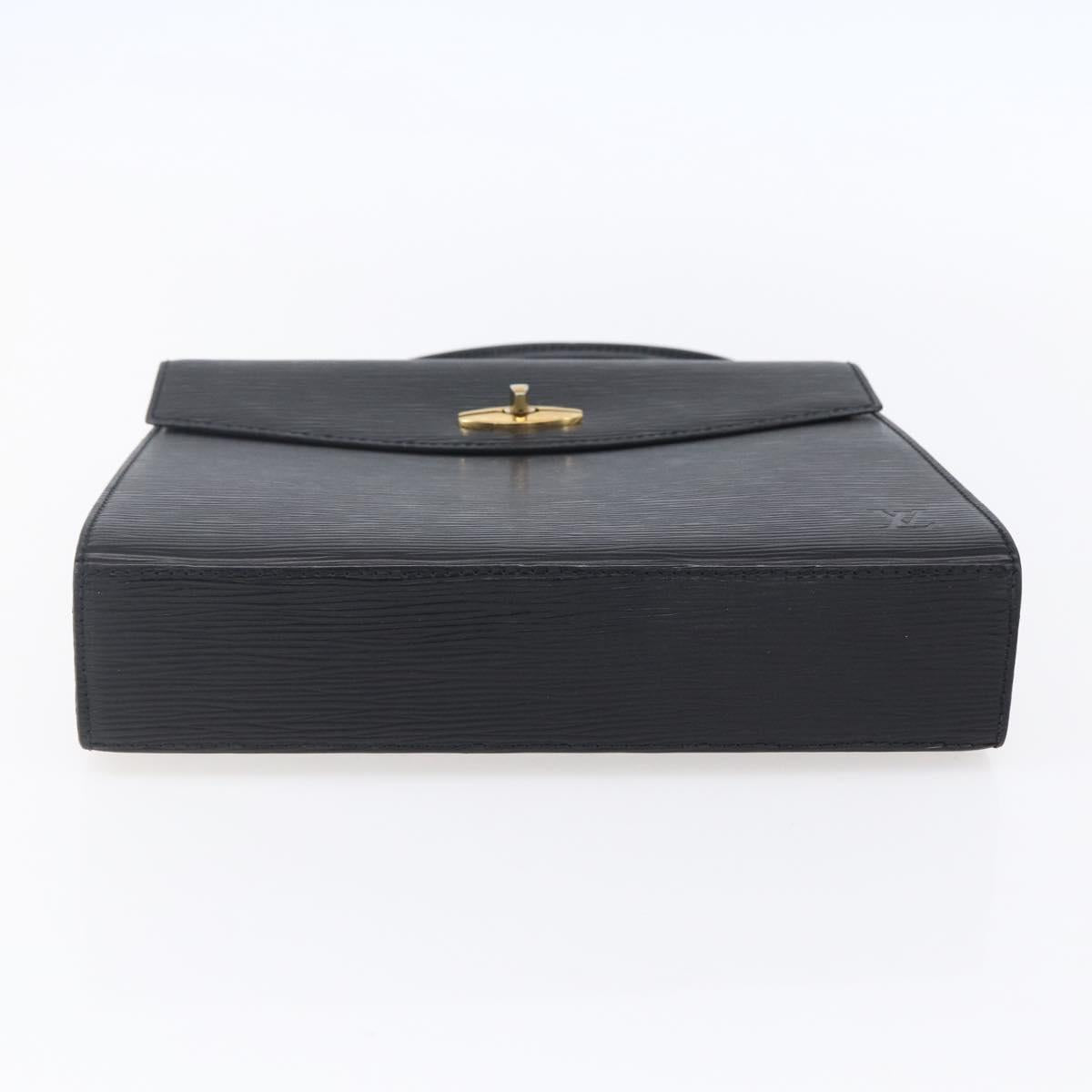 LOUIS VUITTON Epi Malesherbes Hand Bag Black M52372 LV Auth 151089