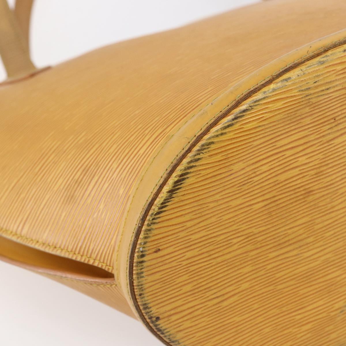 LOUIS VUITTON Epi Saint Jacques Shopping Shoulder Bag Yellow M52269 Auth 151094