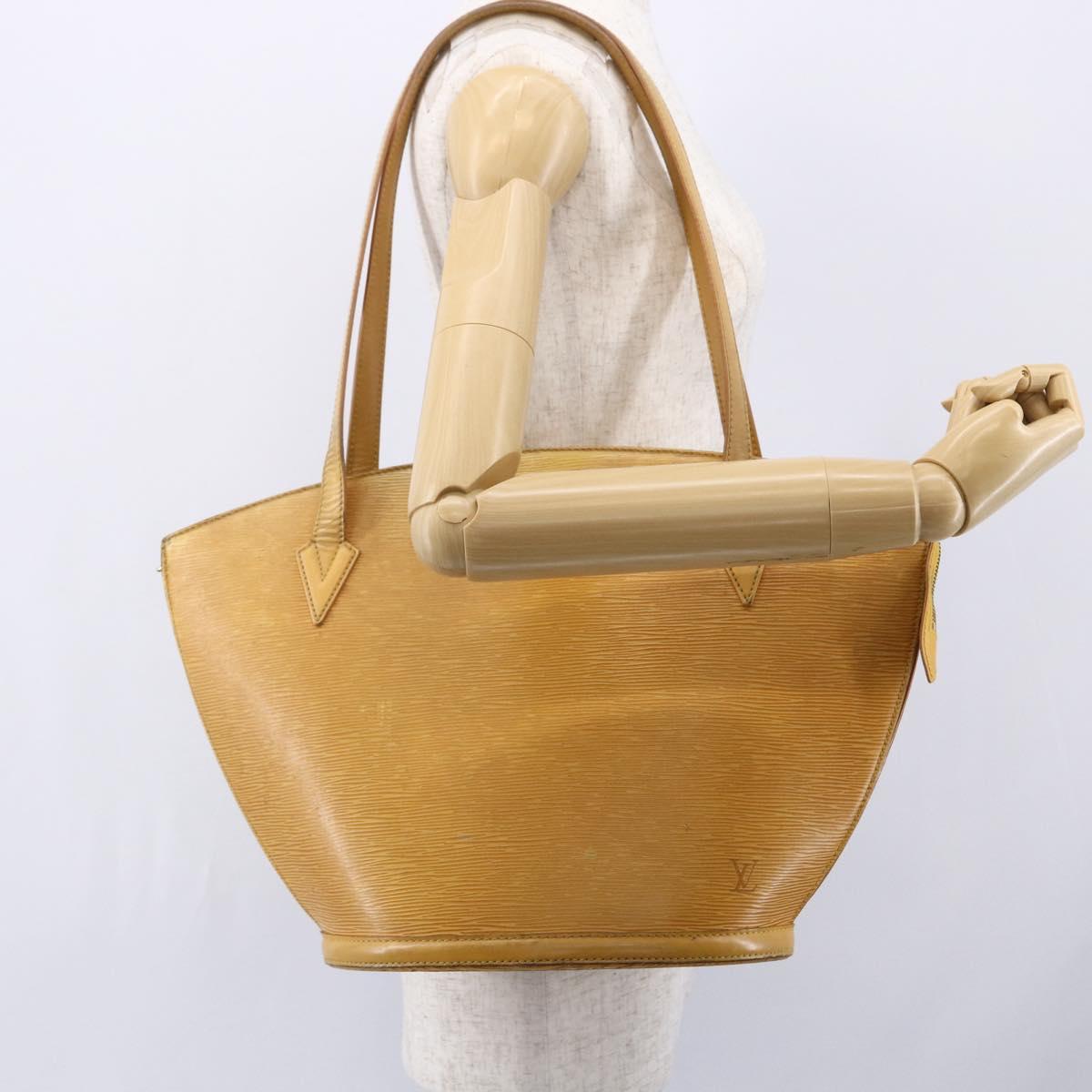 LOUIS VUITTON Epi Saint Jacques Shopping Shoulder Bag Yellow M52269 Auth 151094