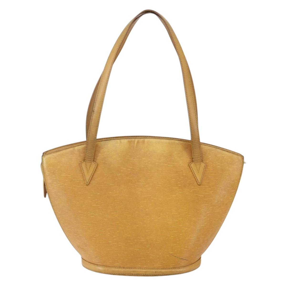 LOUIS VUITTON Epi Saint Jacques Shopping Shoulder Bag Yellow M52269 Auth 151094