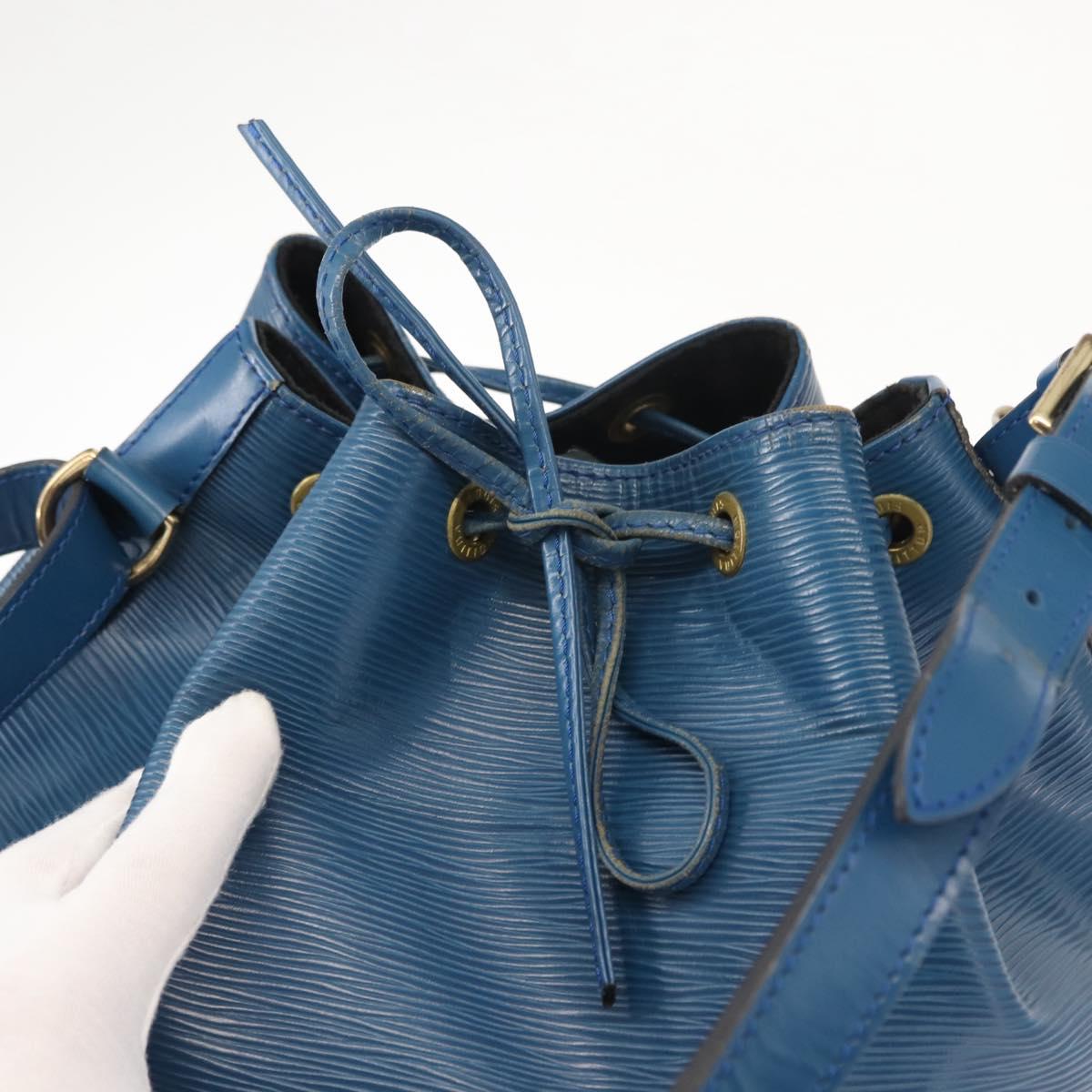 LOUIS VUITTON Epi Noe Shoulder Bag Toledo Blue M44005 LV Auth 151095