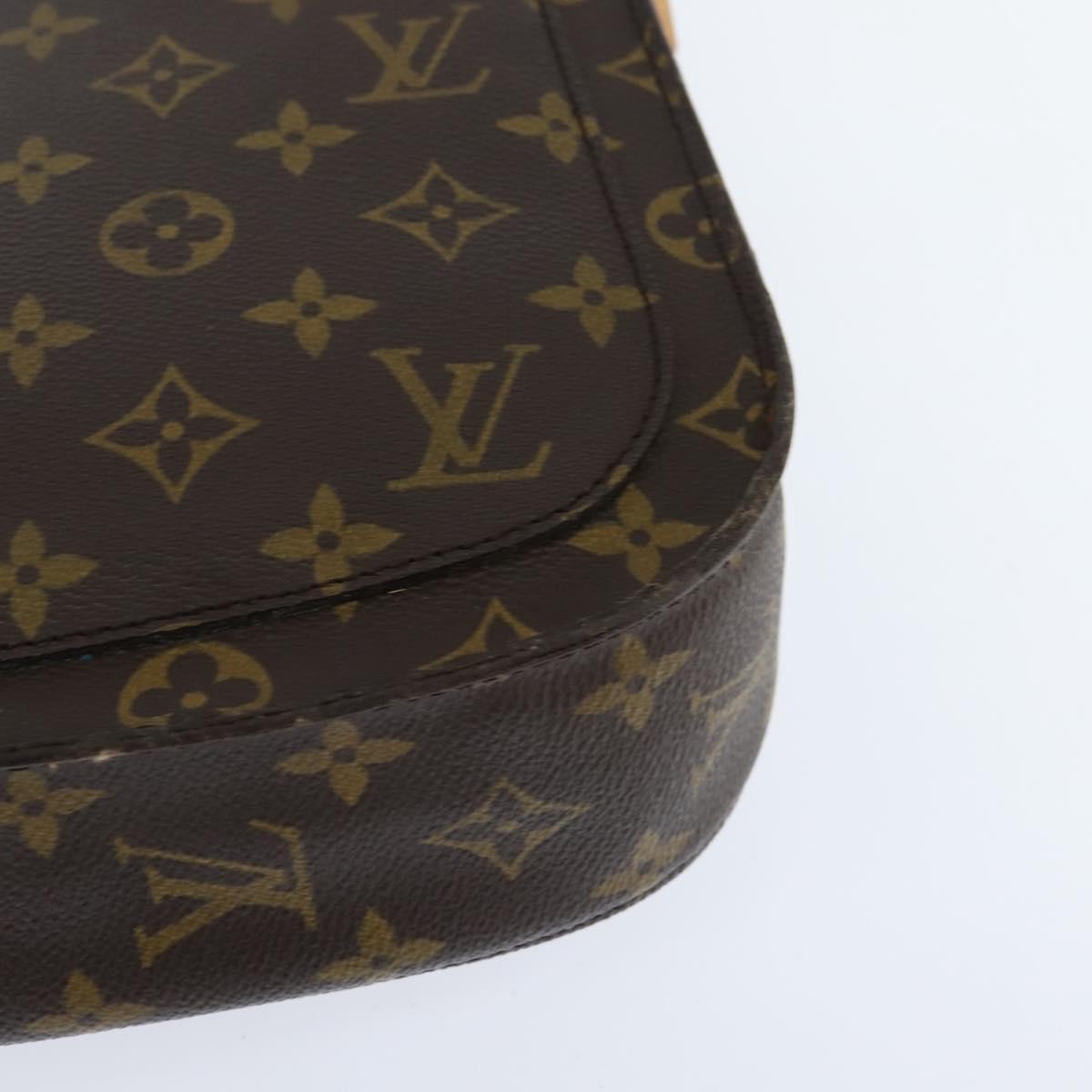 LOUIS VUITTON Monogram Saint Cloud GM Shoulder Bag M51242 LV Auth 151108