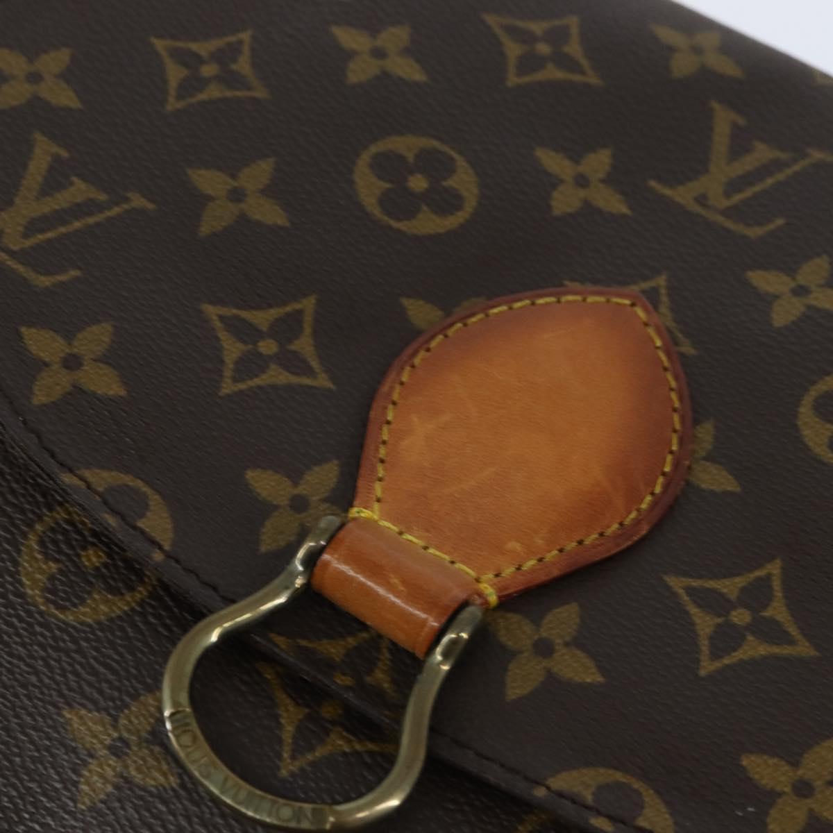 LOUIS VUITTON Monogram Saint Cloud GM Shoulder Bag M51242 LV Auth 151108
