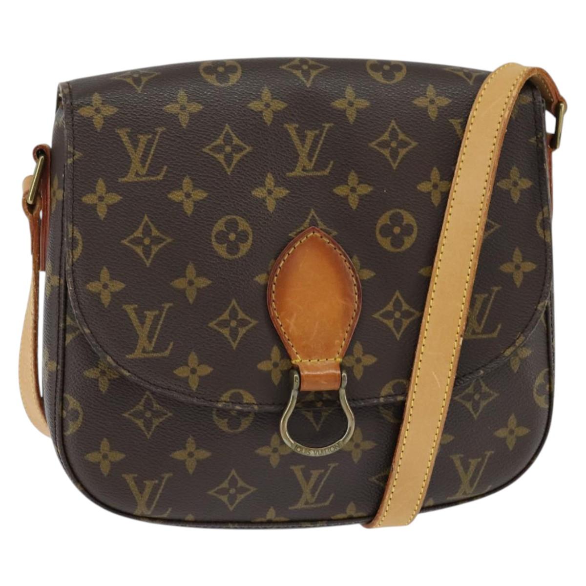 LOUIS VUITTON Monogram Saint Cloud GM Shoulder Bag M51242 LV Auth 151108