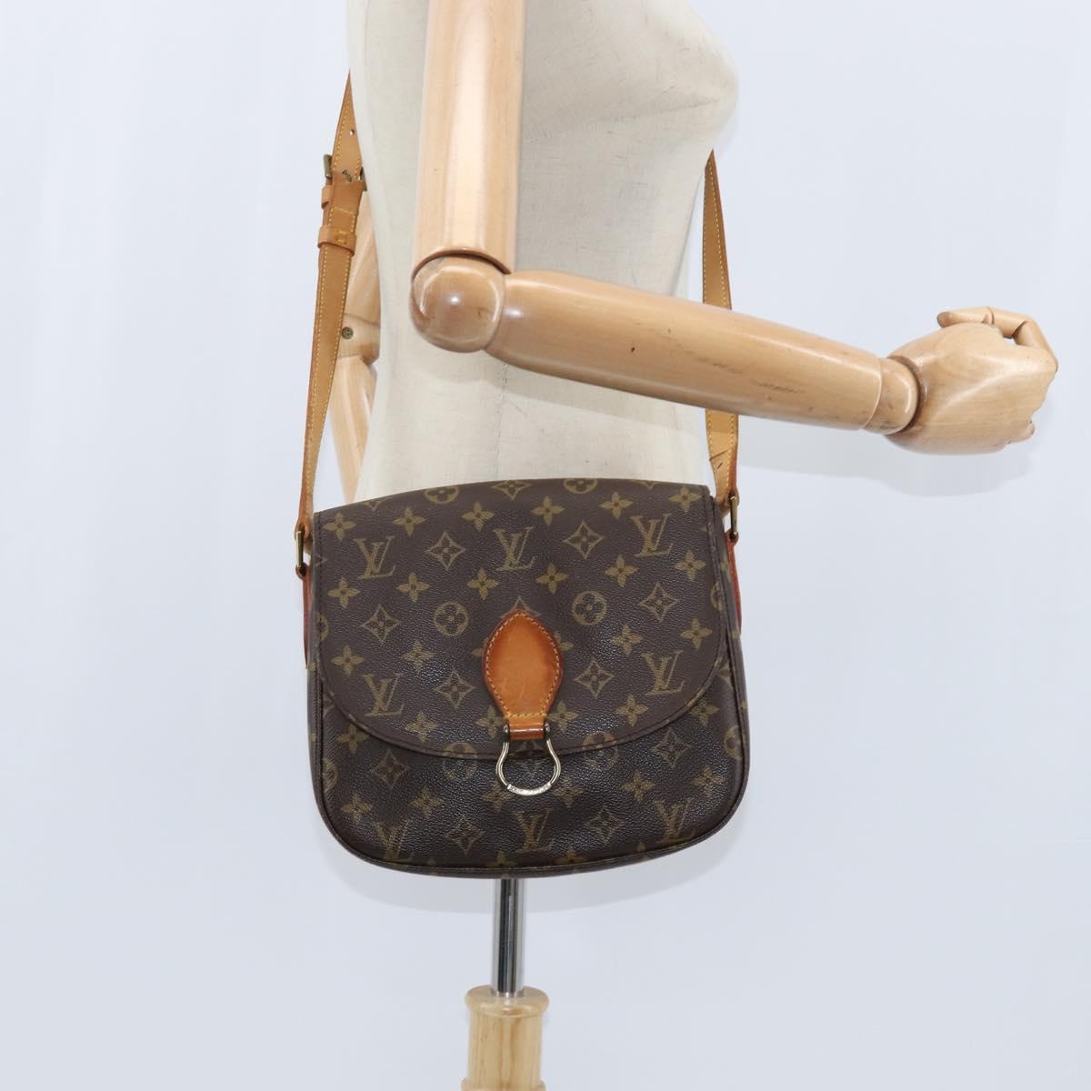 LOUIS VUITTON Monogram Saint Cloud GM Shoulder Bag M51242 LV Auth 151108