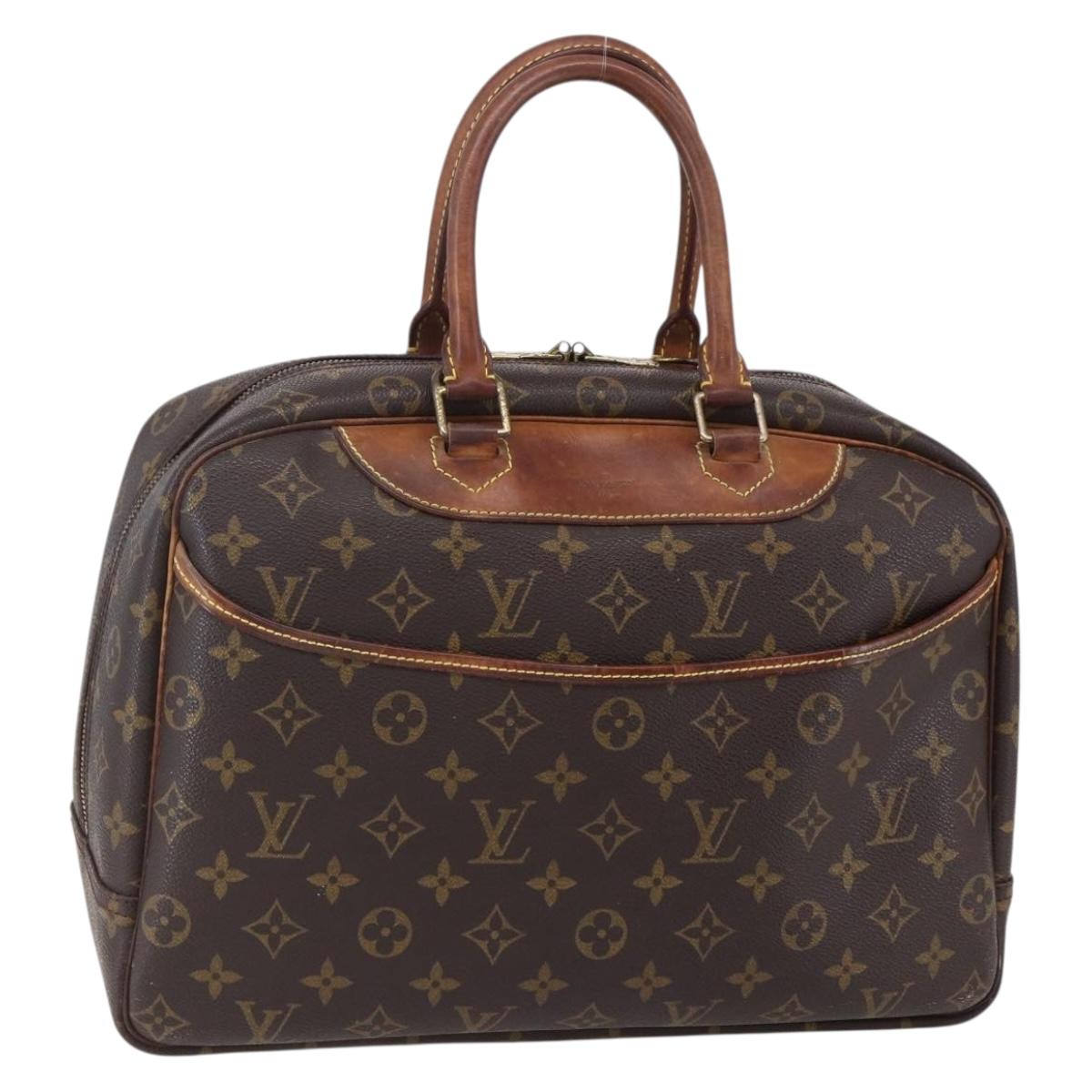 LOUIS VUITTON Monogram Deauville Hand Bag M47270 LV Auth 151113