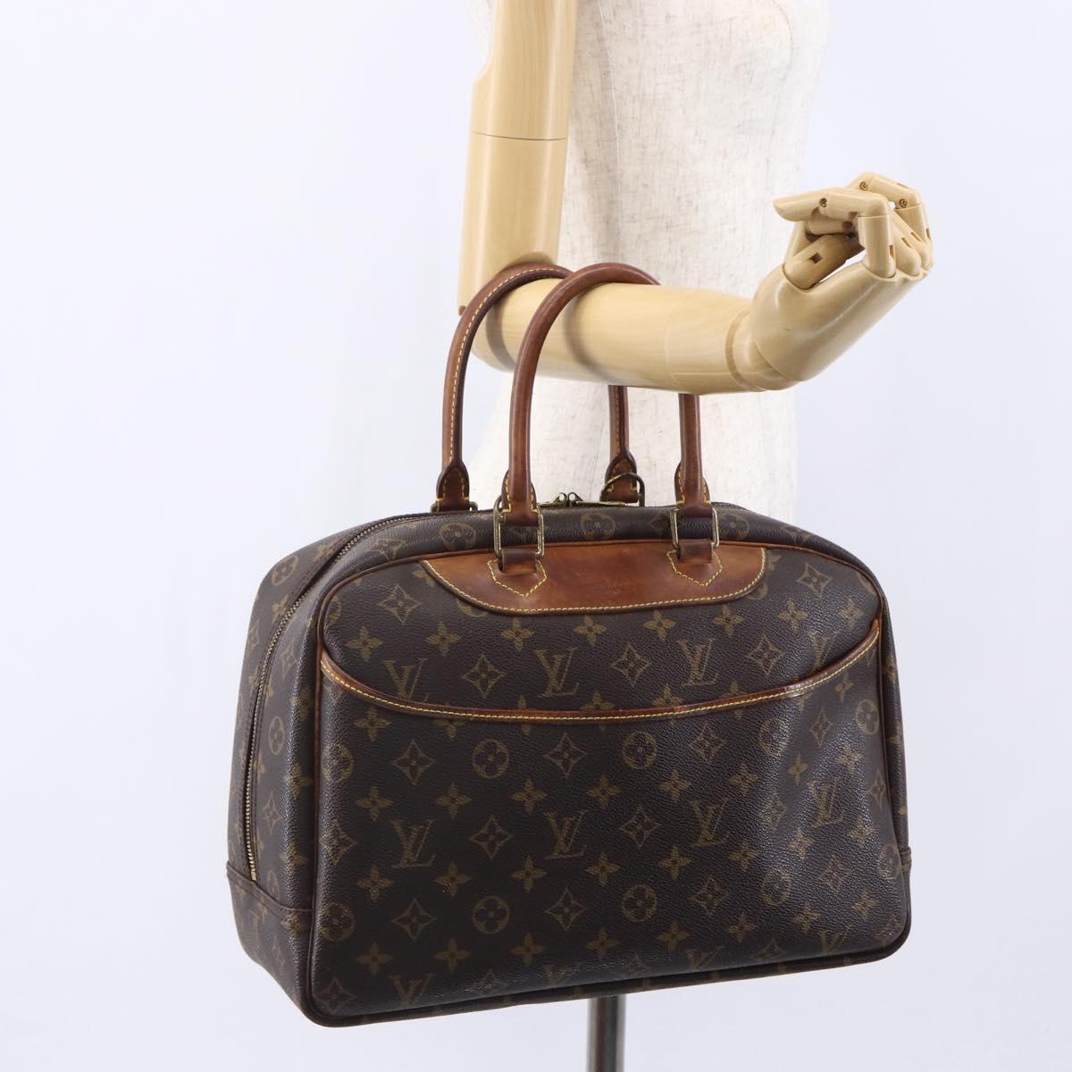 LOUIS VUITTON Monogram Deauville Hand Bag M47270 LV Auth 151113