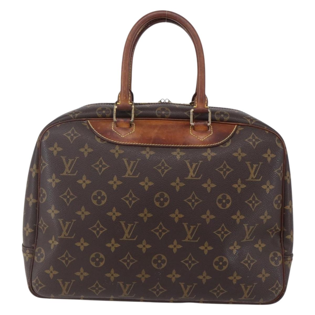 LOUIS VUITTON Monogram Deauville Hand Bag M47270 LV Auth 151113