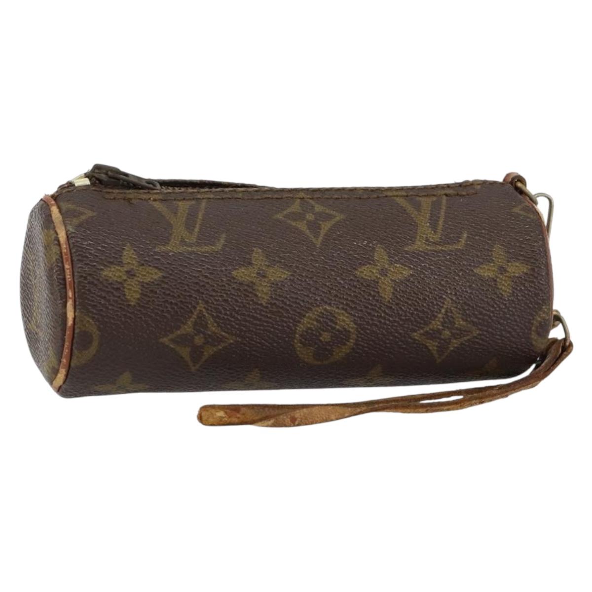 LOUIS VUITTON Monogram Papillon Pouch LV Auth 151116