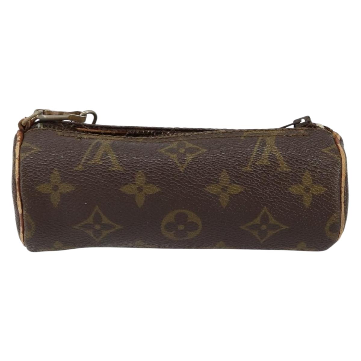 LOUIS VUITTON Monogram Papillon Pouch LV Auth 151116