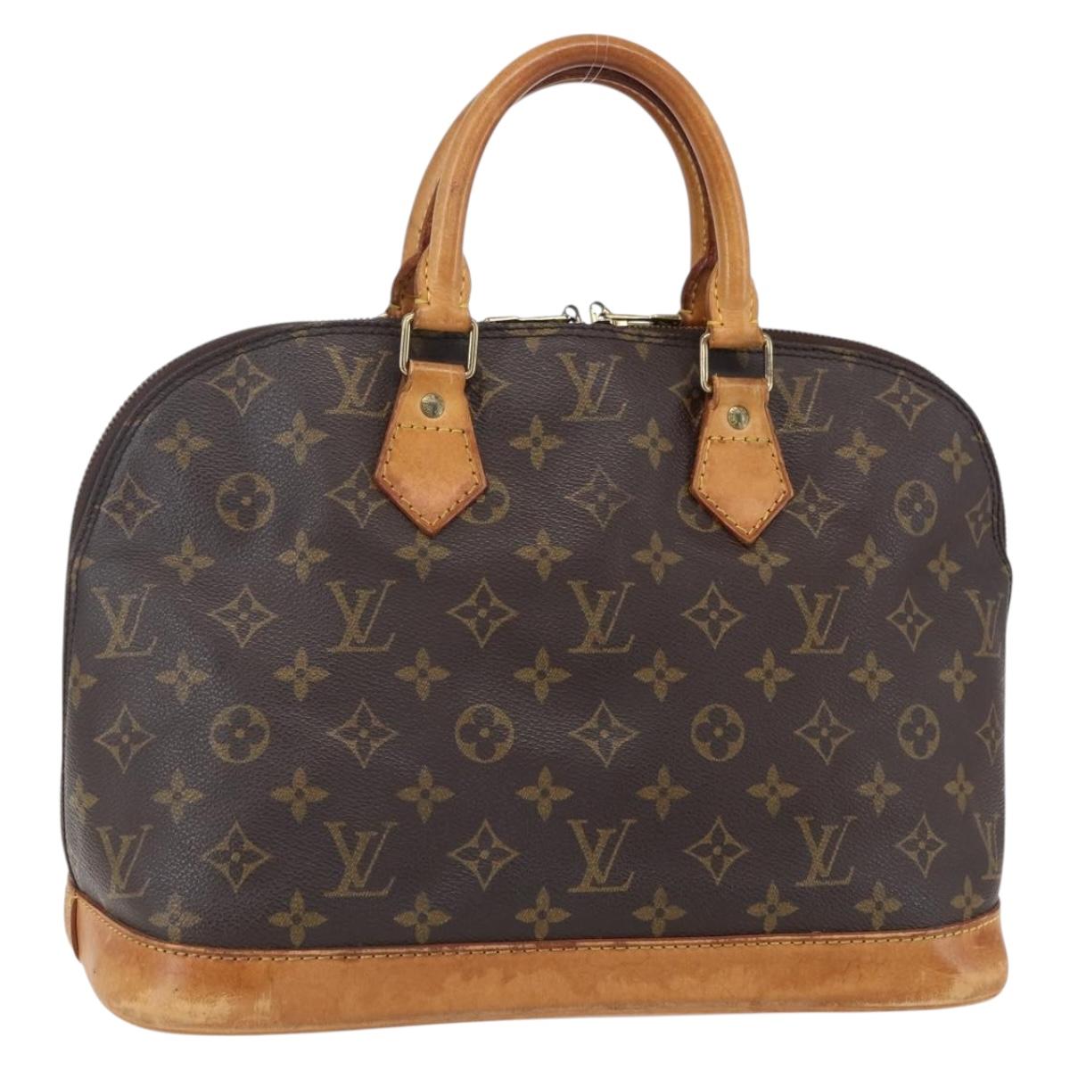 LOUIS VUITTON Monogram Alma Hand Bag M51130 LV Auth 151117
