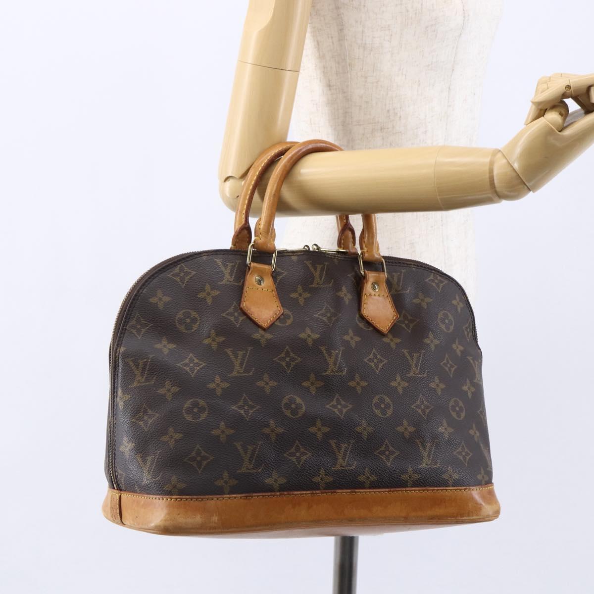 LOUIS VUITTON Monogram Alma Hand Bag M51130 LV Auth 151117