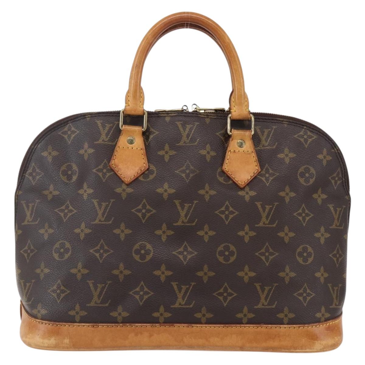 LOUIS VUITTON Monogram Alma Hand Bag M51130 LV Auth 151117