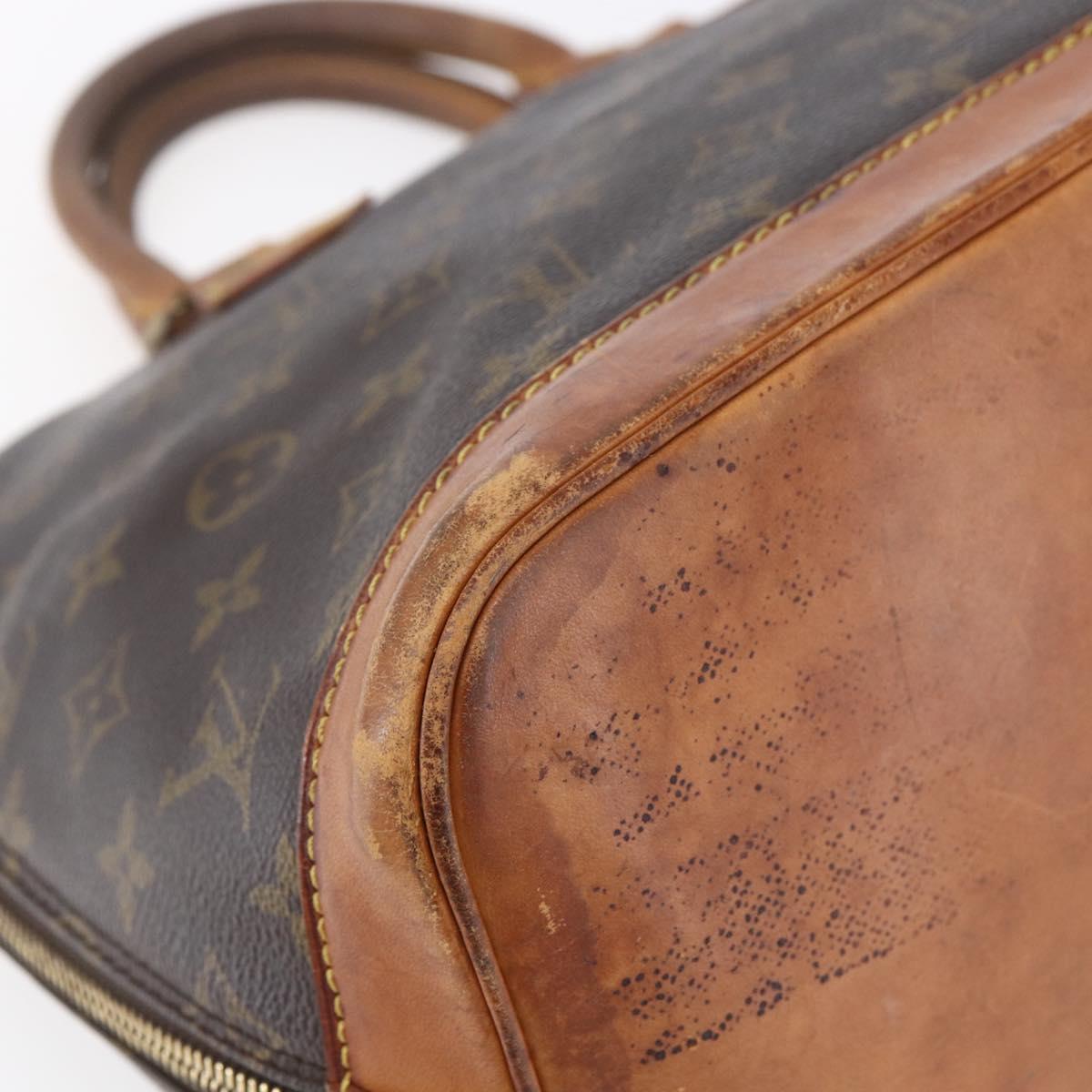 LOUIS VUITTON Monogram Alma Hand Bag M51130 LV Auth 151118