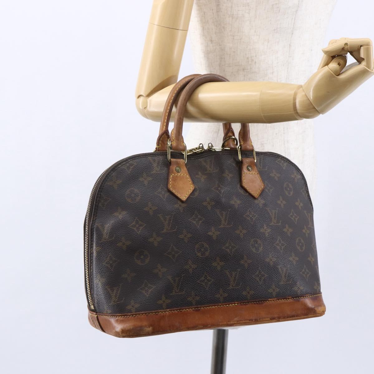 LOUIS VUITTON Monogram Alma Hand Bag M51130 LV Auth 151118