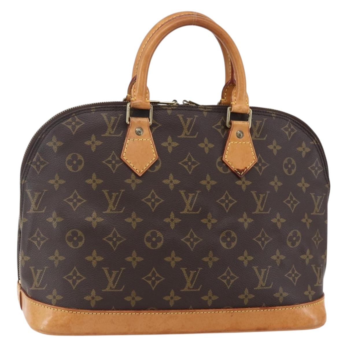 LOUIS VUITTON Monogram Alma Hand Bag M51130 LV Auth 151119