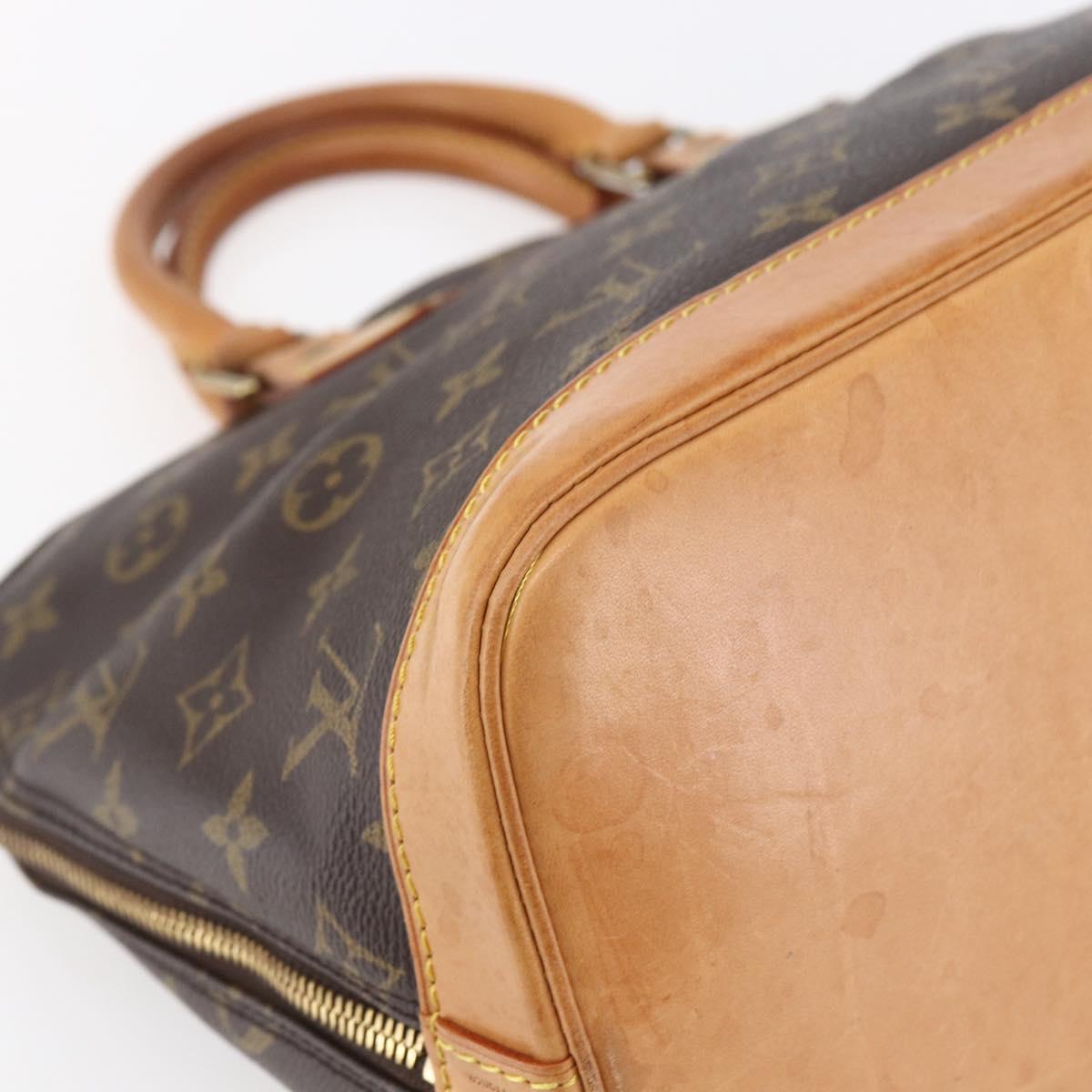 LOUIS VUITTON Monogram Alma Hand Bag M51130 LV Auth 151119