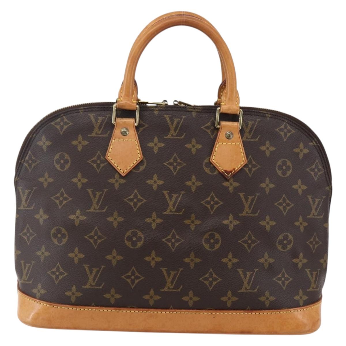LOUIS VUITTON Monogram Alma Hand Bag M51130 LV Auth 151119