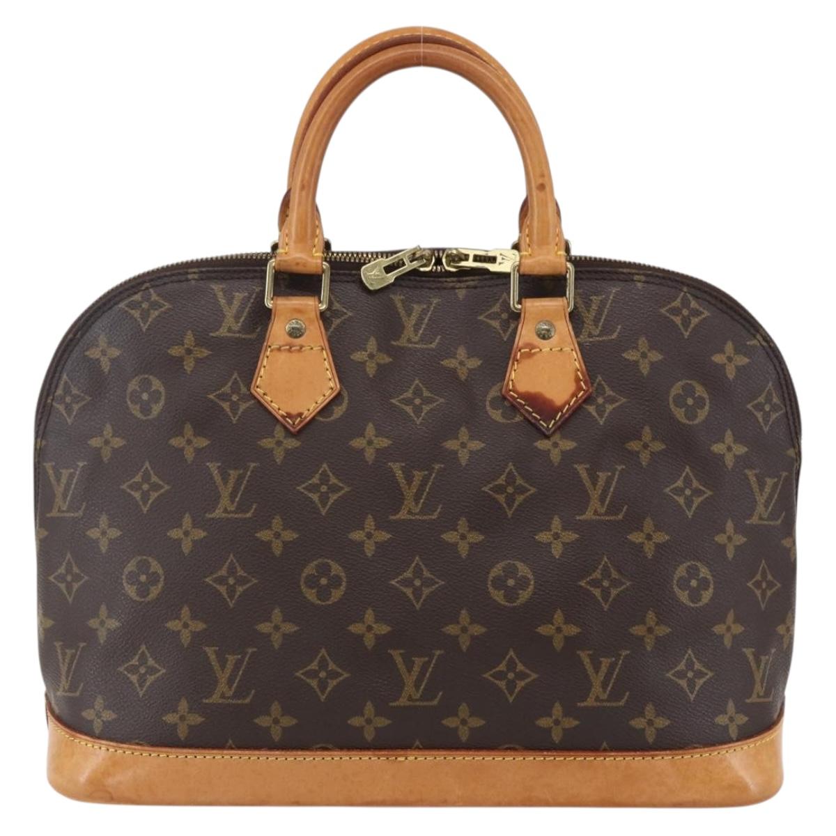 LOUIS VUITTON Monogram Alma Hand Bag M51130 LV Auth 151119