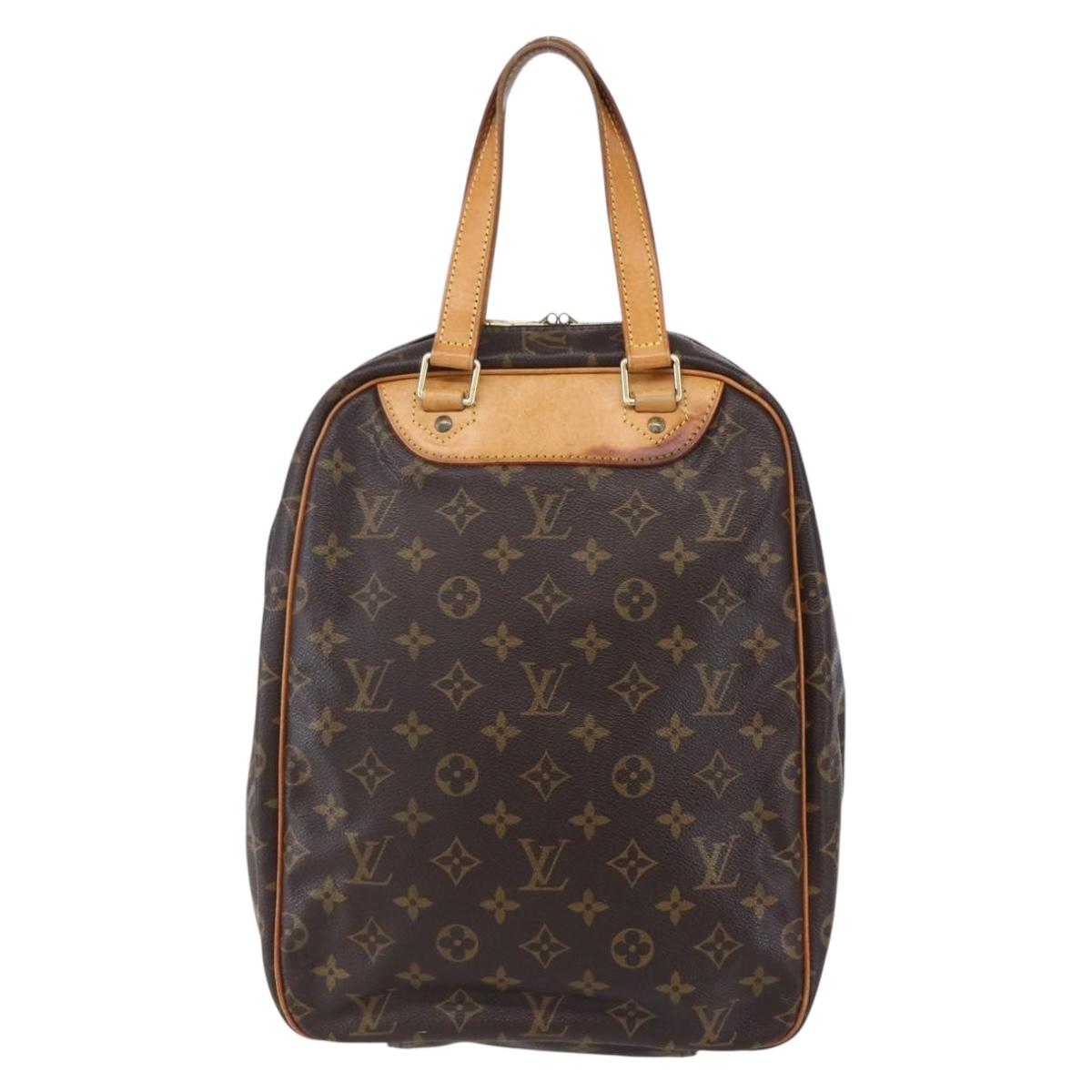 LOUIS VUITTON Monogram Excursion Hand Bag M41450 LV Auth 151121