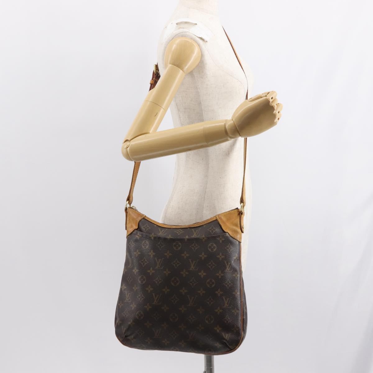LOUIS VUITTON Monogram Odeon MM Shoulder Bag M56389 LV Auth 151122