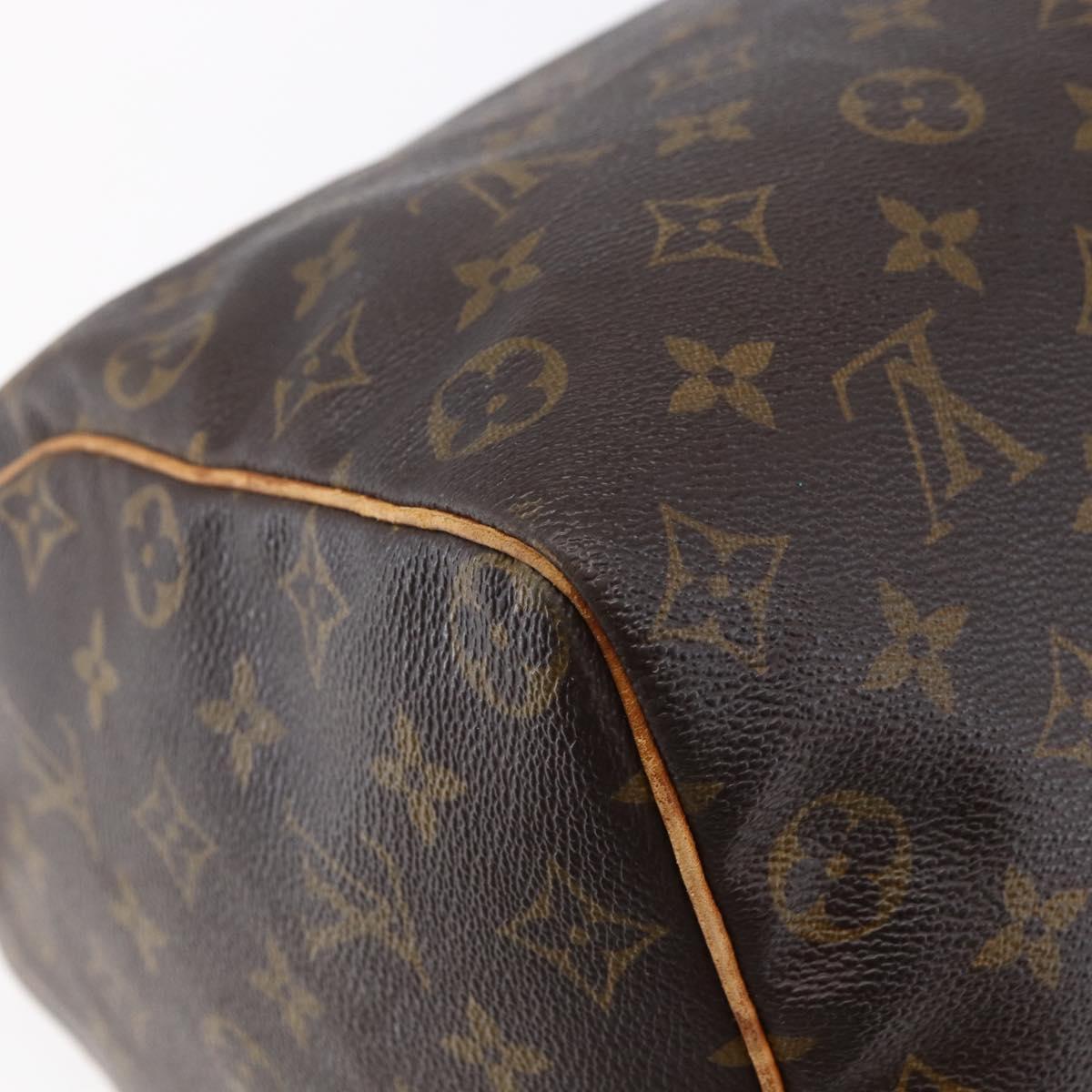 LOUIS VUITTON Monogram Speedy 35 Hand Bag M41524 LV Auth 151129