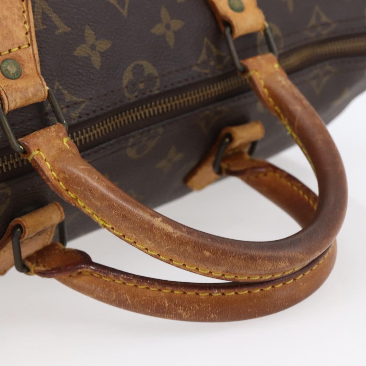 LOUIS VUITTON Monogram Speedy 35 Hand Bag M41524 LV Auth 151129