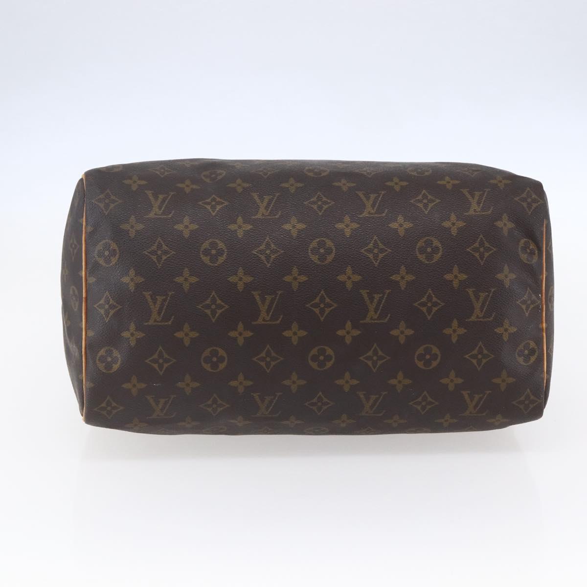 LOUIS VUITTON Monogram Speedy 35 Hand Bag M41524 LV Auth 151129