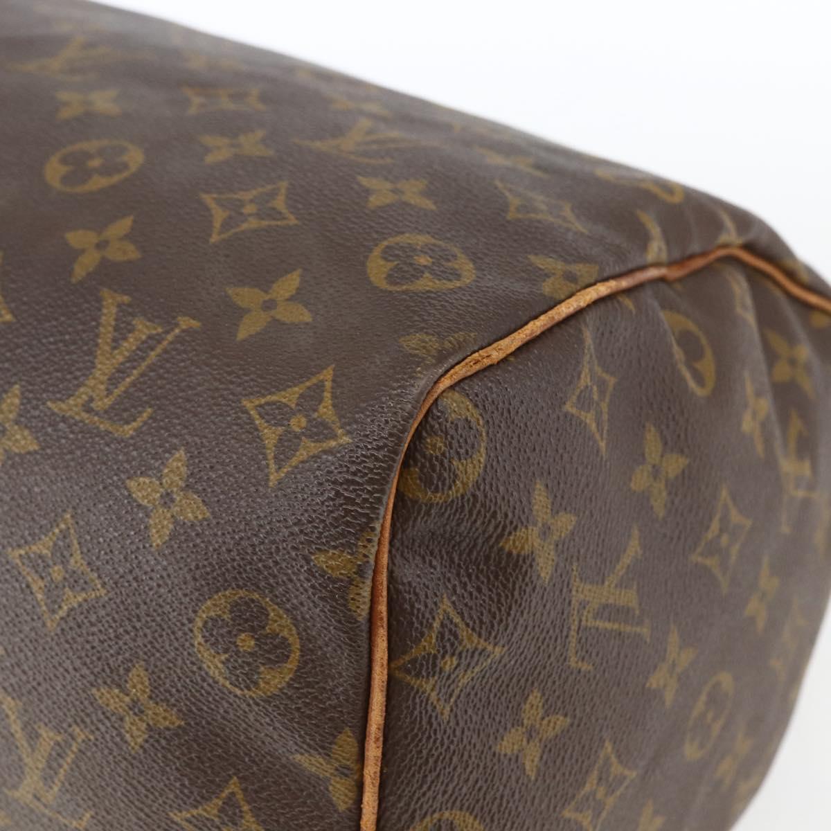 LOUIS VUITTON Monogram Speedy 35 Hand Bag M41524 LV Auth 151130