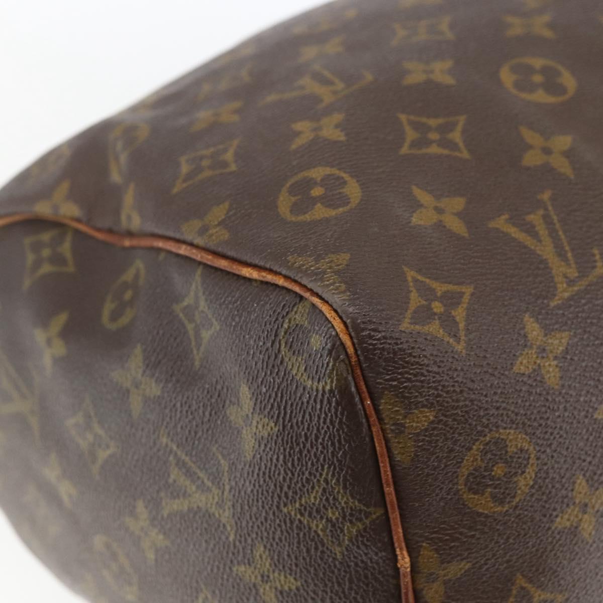 LOUIS VUITTON Monogram Speedy 35 Hand Bag M41524 LV Auth 151130