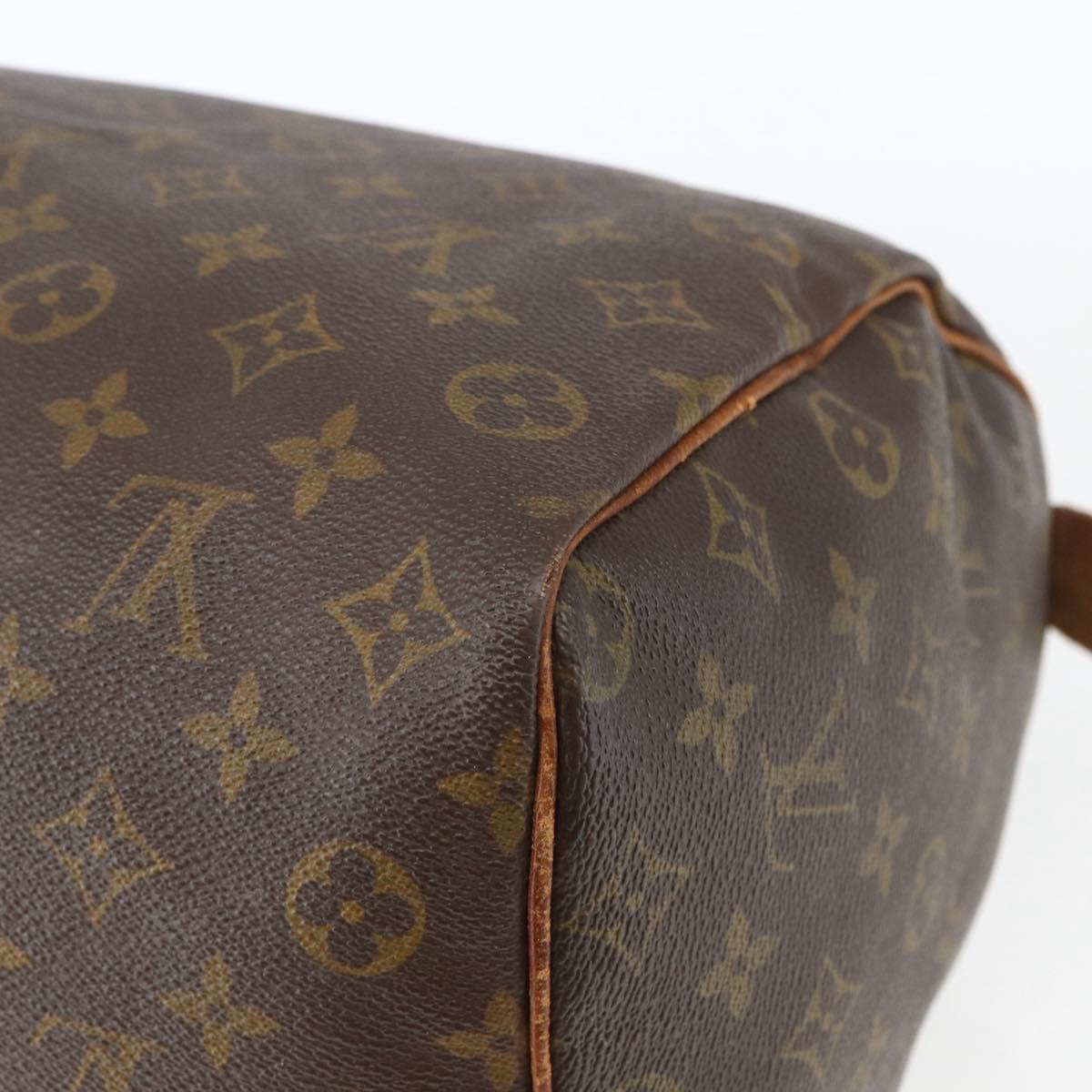 LOUIS VUITTON Monogram Speedy 35 Hand Bag M41524 LV Auth 151130