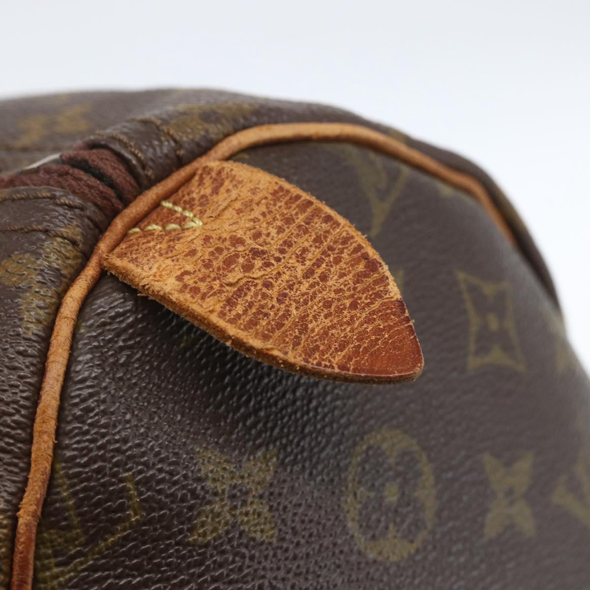 LOUIS VUITTON Monogram Speedy 35 Hand Bag M41524 LV Auth 151130