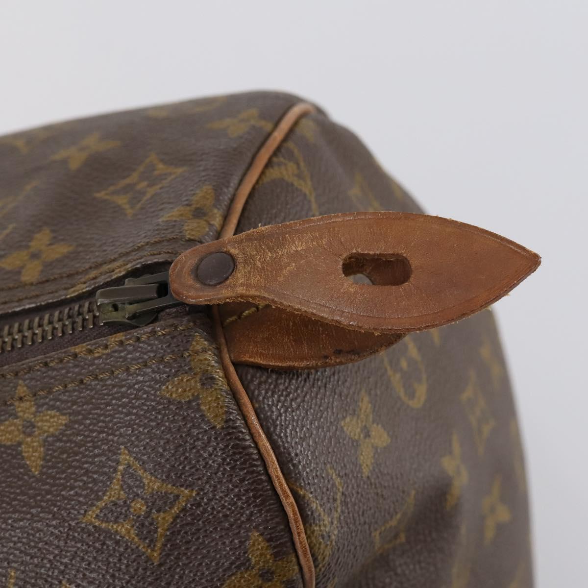 LOUIS VUITTON Monogram Speedy 35 Hand Bag M41524 LV Auth 151130