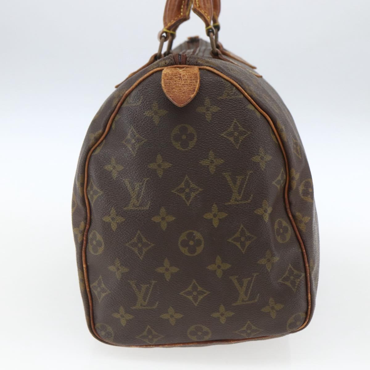 LOUIS VUITTON Monogram Speedy 35 Hand Bag M41524 LV Auth 151130
