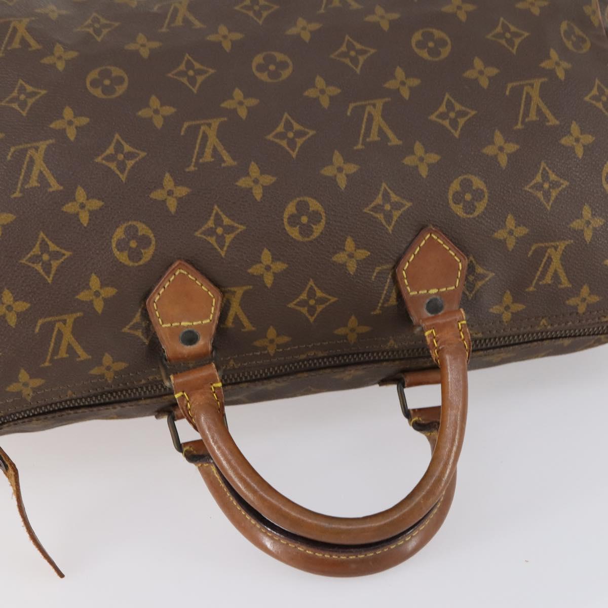 LOUIS VUITTON Monogram Speedy 35 Hand Bag M41524 LV Auth 151130