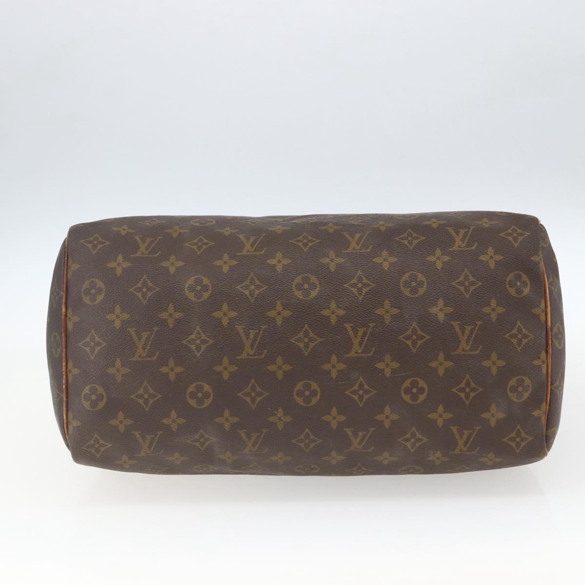 LOUIS VUITTON Monogram Speedy 35 Hand Bag M41524 LV Auth 151130