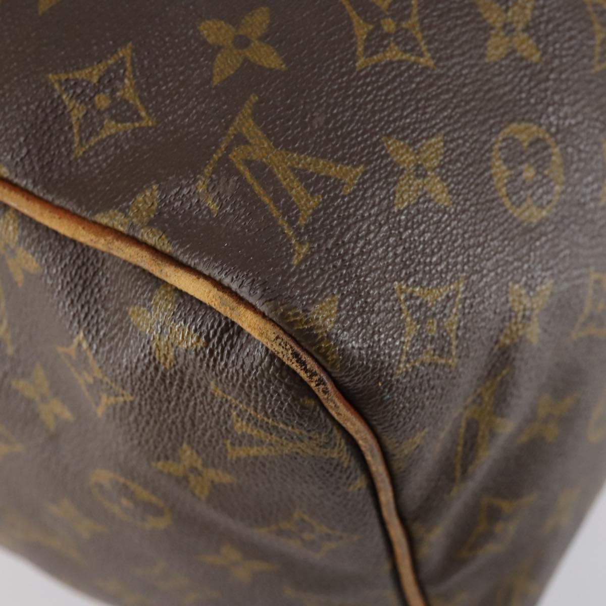 LOUIS VUITTON Monogram Sac Souple 45 Boston Bag M41624 LV Auth 151133