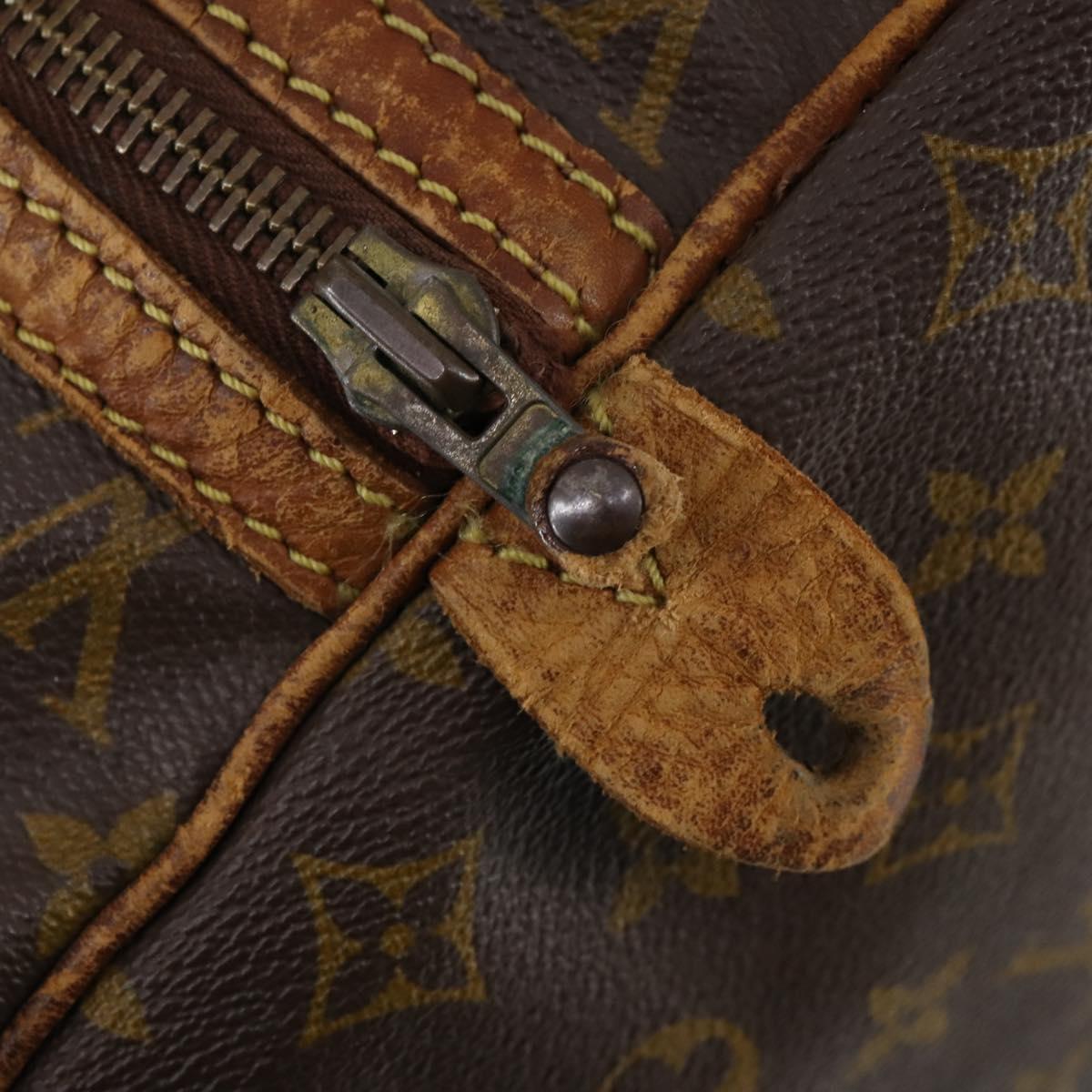 LOUIS VUITTON Monogram Sac Souple 45 Boston Bag M41624 LV Auth 151133