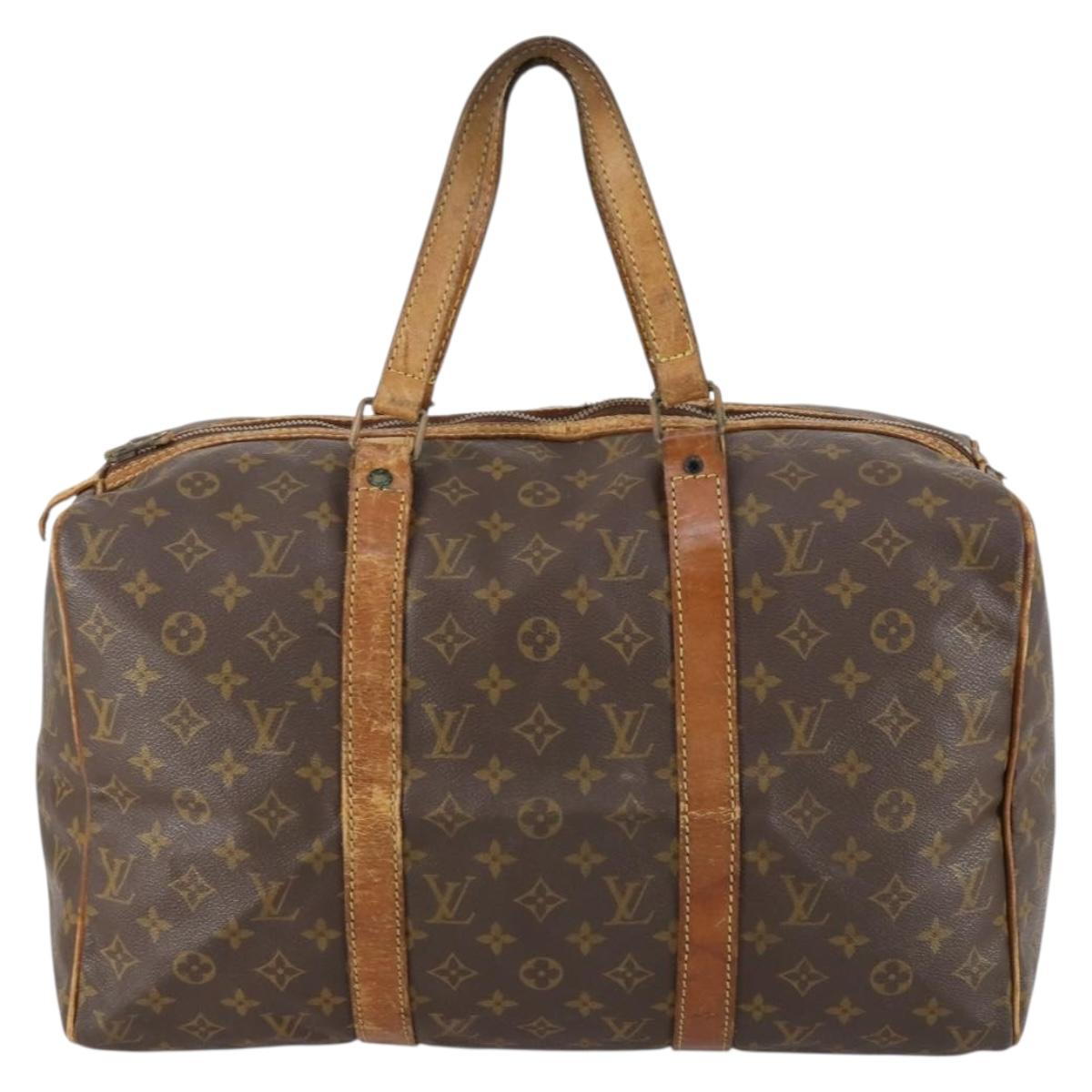 LOUIS VUITTON Monogram Sac Souple 45 Boston Bag M41624 LV Auth 151133